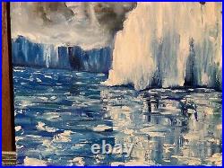 Summer Thaw Original Art oil painting on canvas signed Daniel W Green