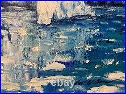 Summer Thaw Original Art oil painting on canvas signed Daniel W Green