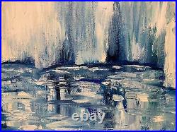 Summer Thaw Original Art oil painting on canvas signed Daniel W Green