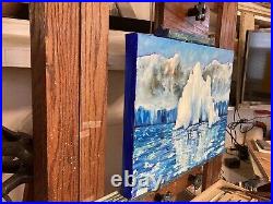 Summer Thaw Original Art oil painting on canvas signed Daniel W Green