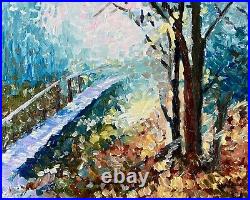 Sunny Forest. Oil painting on canvas original Paintings on canvas landscape art