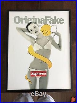 Supreme x Original Fake 10th Anniversary Kate Moss, 2008 Canvas Print, Kaws XX