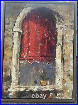 Susie Pryor Painting Oil on Canvas Under The Tuscan Sun 40x30 One Of A Kind