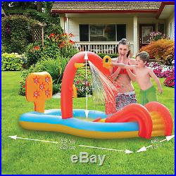 Swimming Pool for Kids, Dinosaur Pool Sprinkler Water Toys, Size 88.5 X 49X 41