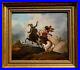 THE-BATTLE-FOLLOWER-OF-PHILLIP-WOUWERMAN-18thC-OLD-MASTER-ANTIQUE-PAINTING-01-mmq