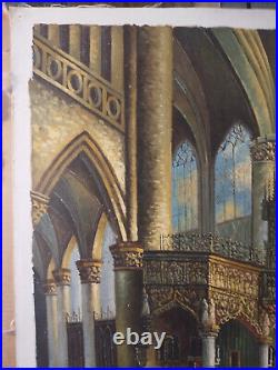 THE DOGES PALACE INTERIOR Original Reproduction Hand Painted on Canvas 20x24