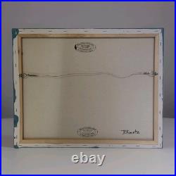 Tandem Bicycle Painting on canvas One Of Kind Original Art Signed by Artist