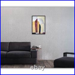 Textured Geometric Color Block Abstract Oil Painting Modern 20x28 Canvas