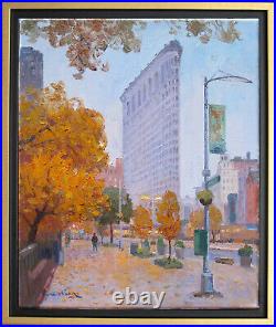 The Flatiron, New York Citylisted Artistoriginal Oil Painting Marc Forestier