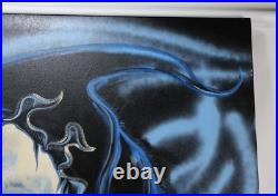 The Reaper Illustrative Painting Signed Kahrhon 2010 The Reaper Illustrative Painting Signed Kahrhon 2010