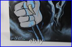 The Reaper Illustrative Painting Signed Kahrhon 2010