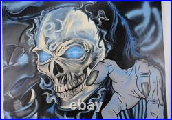 The Reaper Illustrative Painting Signed Kahrhon 2010
