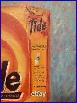 The Washday Miracle original art oil painting on canvas signed