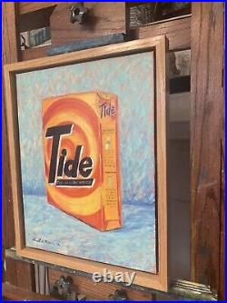 The Washday Miracle original art oil painting on canvas signed