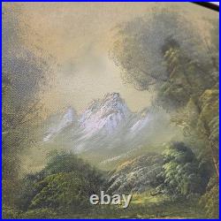 Tok Hwang Original Oil On Canvas Alaskan River Scene Signed & Numbered