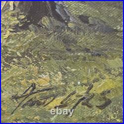 Tok Hwang Original Oil On Canvas Alaskan River Scene Signed & Numbered