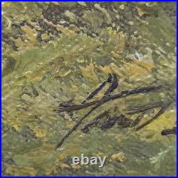 Tok Hwang Original Oil On Canvas Alaskan River Scene Signed & Numbered