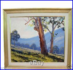 Tumut Gum Trees Painting Large Original Landscape Fine Art Oil Canvas G. Gercken