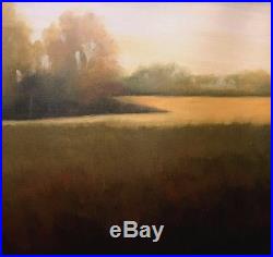 US Artist Bruce G Langton Original Impressionist Signed Oil On Canvas 3/19
