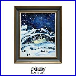 UniqueHomeArt Original Artwork Handmade Painting Wall Art Wood Frame 26 X 30in