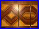 VTG-Oil-Painting-Signed-Letterman-Triptych-3-Panel-Geometric-Art-Abstract-Large-01-fc