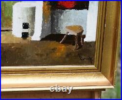 Valuable Old Painting On Canvas Home Interior