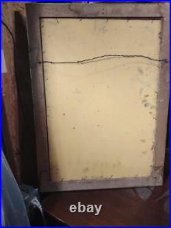 Ventage Painting 19x26 frame hand painted art brewer 61 Really Nice Old Painting
