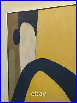 Vintage 1963 ROBINSON MURRAY Midcentury Abstract Painting Boston Expressionist