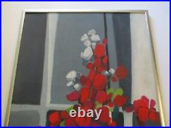 Vintage Abstract Expressionism Painting Large 41 Inches Modernism Mystery
