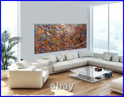Vintage Beauty 118 Painting Large Oil Painting 72 Jackson Pollock Drip Style