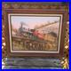 Vintage-C-Carson-Signed-Oil-Painting-Steam-Train-Locomotive-Wood-Frame-12x16-01-qjnk