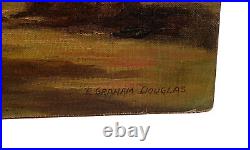 Vintage California Landscape Oil Painting Earl Graham Douglas Listed Pasadena