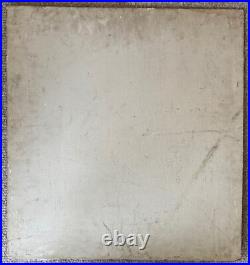 Vintage Clown Library Books Oil Painting Modern Art Wall Hanging Unknown Artist