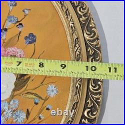 Vintage Framed Still Life Oil Painting Floral Signed Ornate Gilt Chateau Core