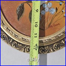 Vintage Framed Still Life Oil Painting Floral Signed Ornate Gilt Chateau Core