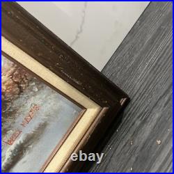 Vintage Larry Mayer Signed Oil Painting