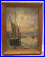 Vintage-MCM-Original-Sail-Boat-Oil-Painting-Signed-Echemendia-Dated-1956-01-xw