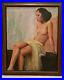 Vintage-Original-Oil-On-Canvas-Portrait-Of-A-Nude-Black-Woman-33X27-01-fm
