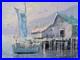 Vintage-Signed-Original-Painting-on-Canvas-Board-Signed-L-Thomas-Nautical-S-01-yr