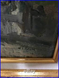 WALTER EMERSON BAUM 1884-1956 Original Oil on Canvas Bucks Co. Pennsylvania