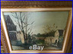 WALTER EMERSON BAUM 1884-1956 Original Oil on Canvas Bucks Co. Pennsylvania