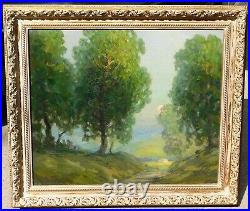 Walter Koeniger b. 1881 important ny artist, oil/canvas 20 x 24