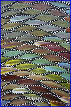 Warrina Designs Australian Aboriginal Art indigenous Painting Canvas Dot Utopia