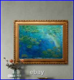 Waterlilies Artwork Impressionist Painting Large Art On Canvas Huge Artwork