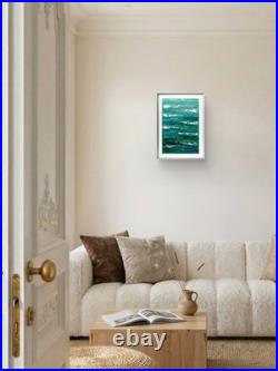 Waves Original Expressionism Acrylic Abstract Canvas