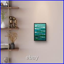 Waves Original Expressionism Acrylic Abstract Canvas