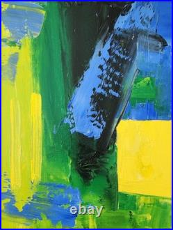 Welcome to the Jungle Original Abstract Oil Painting by Blair Russell 11 x 14