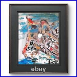 Wildcat Colorful Modern Art Acrylic Painting On Canvas