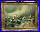 William-Edward-James-Dean-British1884-1956-Antique-1907-oil-painting-seascape-01-ir