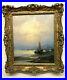 William-Thornley-Antique-Original-Oil-On-Canvas-Coastal-Shipping-Scene-1880s-01-xcd